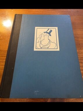 Vintage Collectible In New Yorker 1950-1955 Album Book,hardcover book 1955